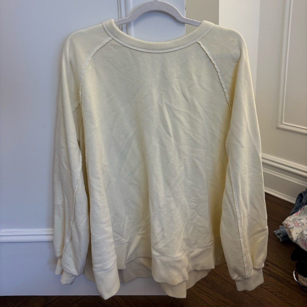 aerie yellow Crewneck Sweatshirt‎